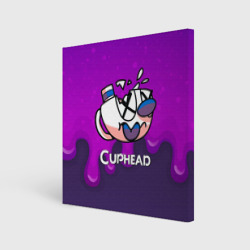 Холст квадратный Cuphead Разбитая чашечка