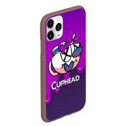 Чехол для iPhone 11 Pro Max матовый Cuphead Разбитая чашечка - фото 2