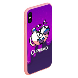 Чехол для iPhone XS Max матовый Cuphead Разбитая чашечка - фото 2