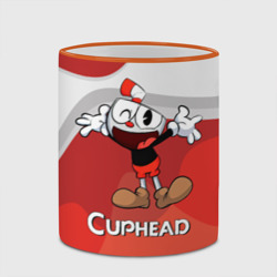 Кружка с полной запечаткой Cuphead веселая красная чашечка - фото 2