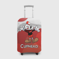 Чехол для чемодана 3D Cuphead веселая красная чашечка