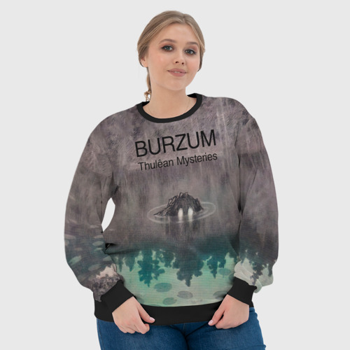 Женский свитшот 3D с принтом Thulean Mysteries - Burzum, фото #4