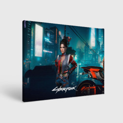 Холст прямоугольный Panam cyberpunk  2077 