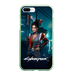 Чехол для iPhone 7Plus/8 Plus матовый Panam cyberpunk  2077 