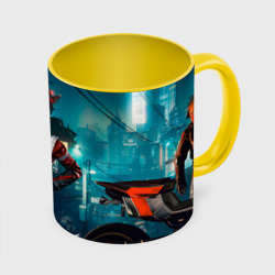 Кружка с полной запечаткой Panam cyberpunk  2077 