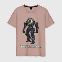 Мужская футболка хлопок Titanfall robot art титанфолл