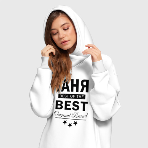 Платье-худи хлопок Таня best of the best, цвет белый - фото 3