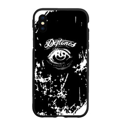 Чехол для iPhone XS Max матовый Deftones - глаз