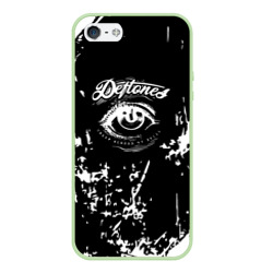 Чехол для iPhone 5/5S матовый Deftones - глаз