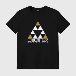 Мужская футболка хлопок Deus ex Human revolution