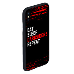 Чехол для iPhone XS Max матовый Eat Sleep Darksiders Repeat Краска - фото 2