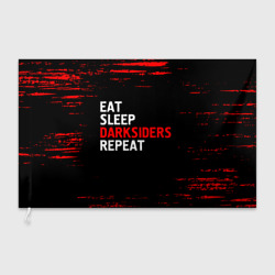 Флаг 3D Eat Sleep Darksiders Repeat Краска