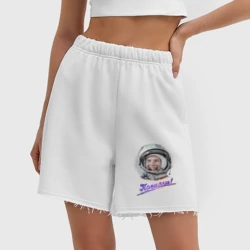 Женские шорты oversize футер хлопок Гагарин Поехали! - фото 2