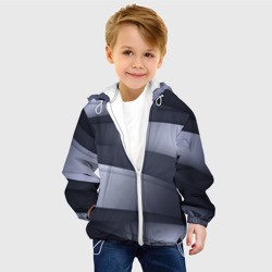 Детская куртка 3D Серо-белая Волна - фото 2
