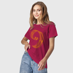 Светящаяся женская футболка Георгиевская абстрактность - фото 2