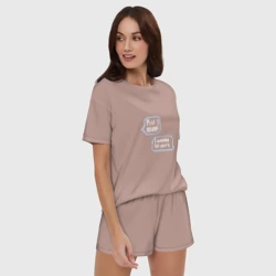 Женская пижама с шортиками хлопок I Wanna Be Yours - фото 2