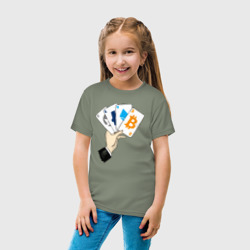 Детская футболка хлопок Криптовалютные карты - фото 2