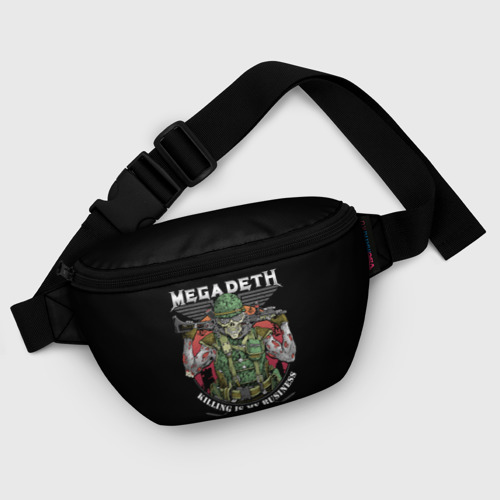 Поясная сумка 3D с принтом MEGADETH (killing is my business), фото #5