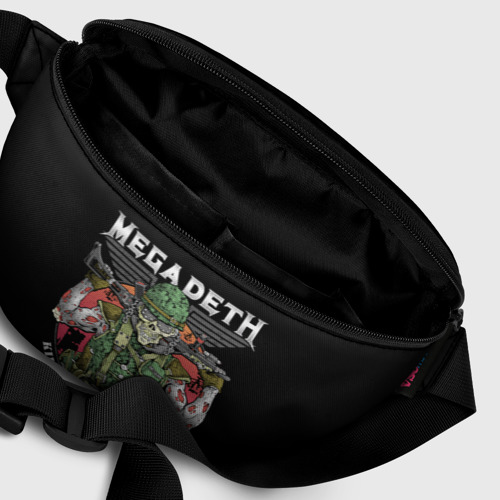 Поясная сумка 3D с принтом MEGADETH (killing is my business), фото #6