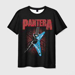 Мужская футболка 3D Pantera гитара
