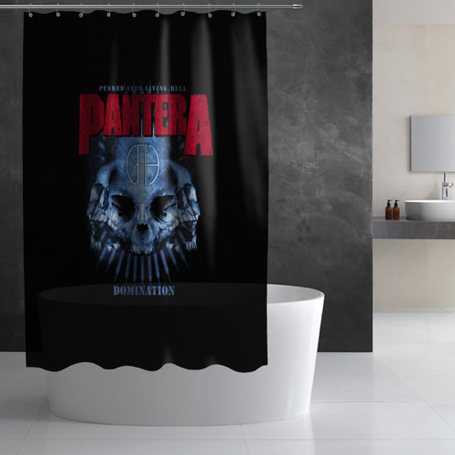 Штора 3D для ванной Pantera Domination - фото 2