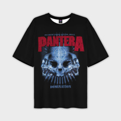 Мужская футболка oversize 3D Pantera Domination