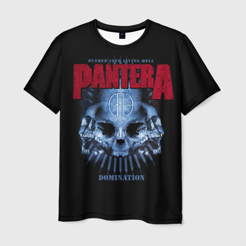 Мужская футболка 3D Pantera Domination, цвет 3D печать