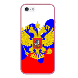 Чехол для iPhone 5/5S матовый Герб России