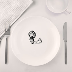Набор: тарелка + кружка Самосознающий червь - фото 2
