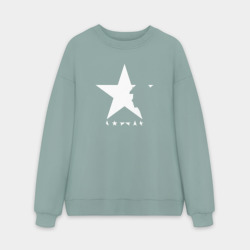 Мужской свитшот oversize без начеса хлопок David bowie,