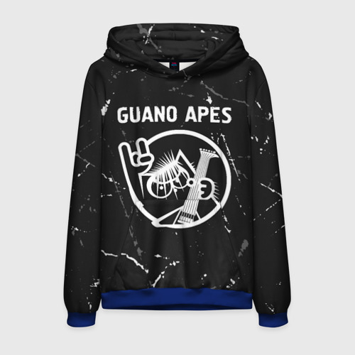 Мужская толстовка 3D Guano Apes кот Потертости, цвет синий