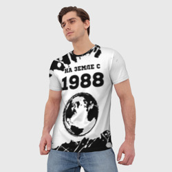 Мужская футболка 3D На Земле с 1988 (краска) - фото 2