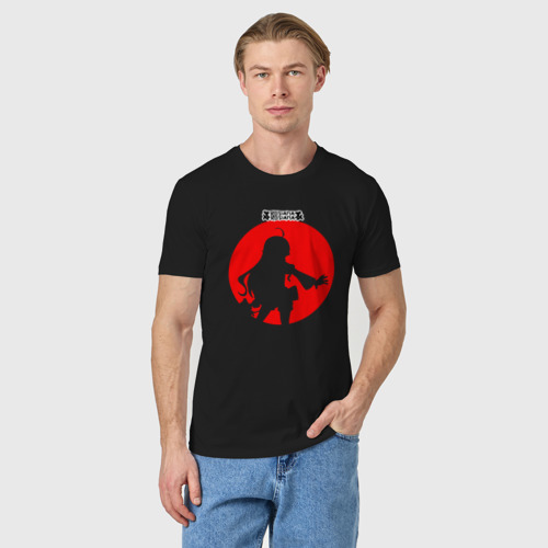 Мужская футболка хлопок Силуэт Эрис Бореас Грейрат, цвет черный - фото 3
