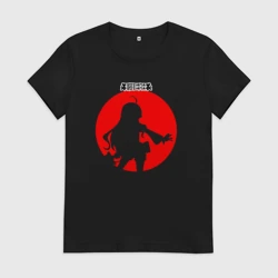 Женская футболка хлопок Силуэт Эрис Бореас Грейрат Реинкарнация безработного