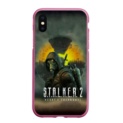 Чехол для iPhone XS Max матовый S.T.A.L.K.E.R. 2 Heart of Chernobyl Сталкер 2 Сердце Чернобыля