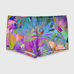 Мужские купальные плавки 3D Abstract color pattern Summer 2022