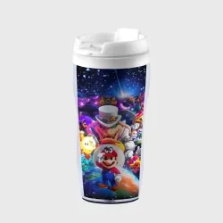 Термокружка-непроливайка Super Mario Odyssey Space Video game