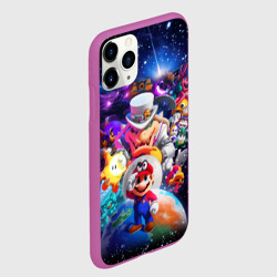 Чехол для iPhone 11 Pro матовый Super Mario Odyssey Space Video game - фото 2