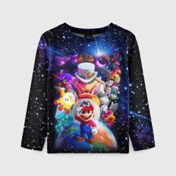 Детский лонгслив 3D Super Mario Odyssey Space Video game