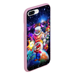 Чехол для iPhone 7Plus/8 Plus матовый Super Mario Odyssey Space Video game - фото 2