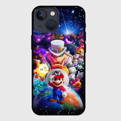Чехол для iPhone 13 mini Super Mario Odyssey Space Video game