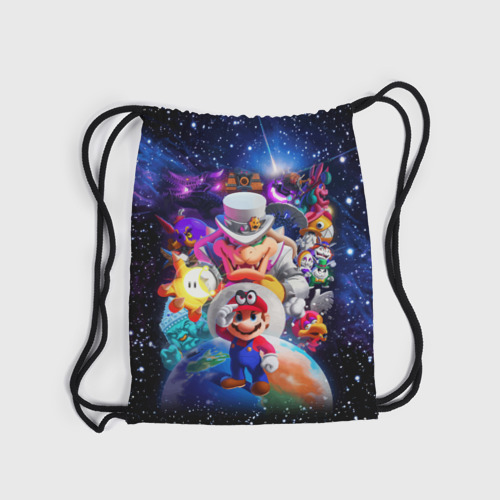 Рюкзак-мешок 3D Super Mario Odyssey Space Video game - фото 6