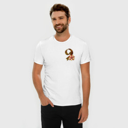 Мужская футболка хлопок Slim Георгиевская лента, 9 Мая - фото 2