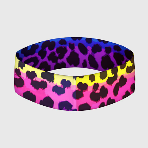 Повязка на голову 3D Leopard Pattern Neon - фото 2