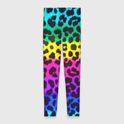 Леггинсы 3D Leopard Pattern Neon