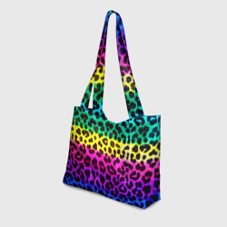 Пляжная сумка 3D Leopard Pattern Neon - фото 2
