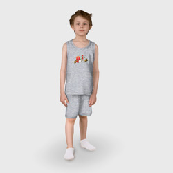 Детская пижама с шортами хлопок 9 Мая, Георгиевская лента - фото 2