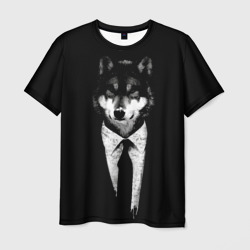 Мужская футболка 3D Мистер Волк