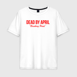 Мужская футболка хлопок Oversize Dead by april metal,