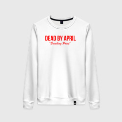 Женский свитшот хлопок Dead by april metal,